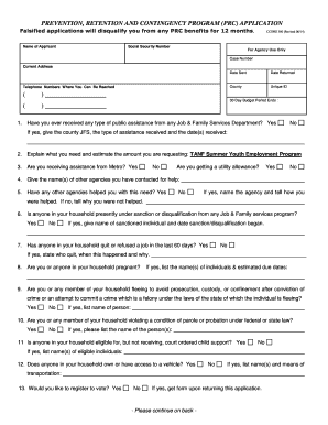 PRC Application