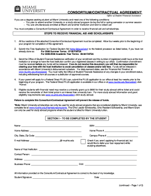 Consortium Contractual Agreement