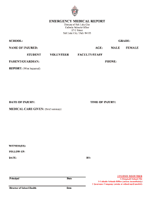 Emergency Medical Report