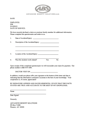 Health Insurance Claim Reconsideration Form