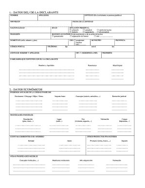 Solicitud de Asistencia Jurídica Gratuita