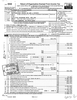 IRS Form 990 2004