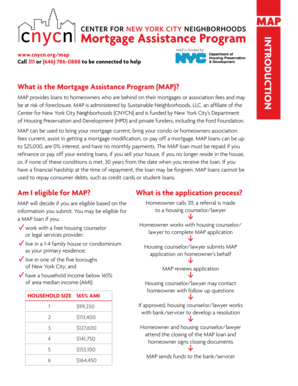 Mortgage Assistance Program Application