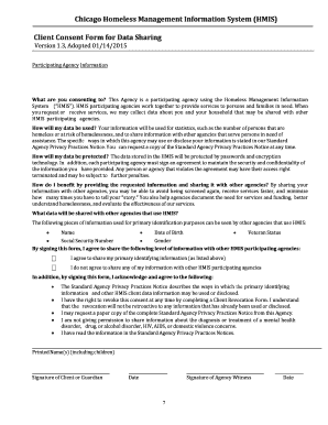 Chicago HMIS Client Consent Form