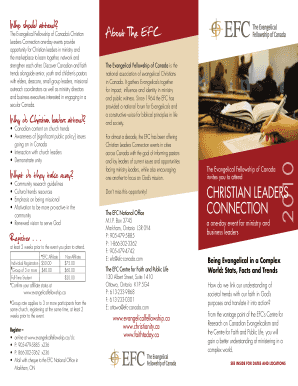 Christian Leaders Connection Event Registration