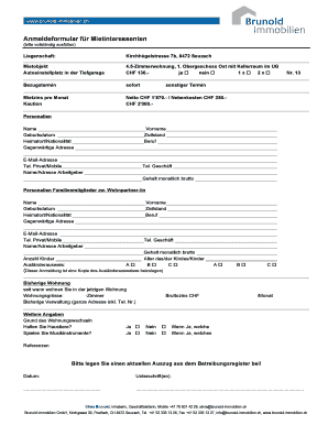 36+ nett Foto Anmeldeformular Wohnung / Anmeldeformular für