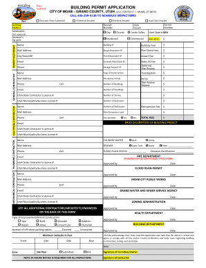 Building Permit Application