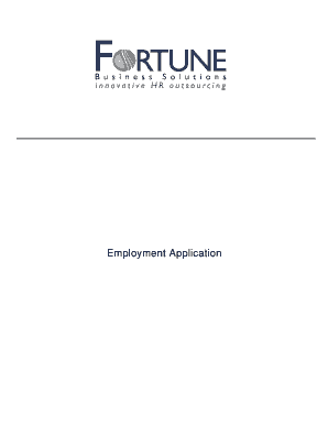 Employment Application Form