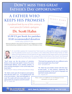 Father's Day Book Order Form