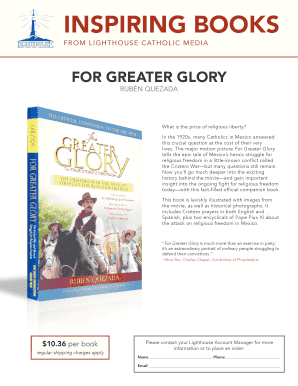 For Greater Glory Book Companion