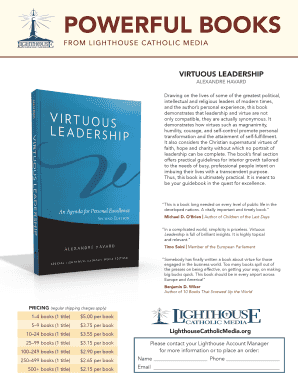 Virtuous Leadership Book Order Form