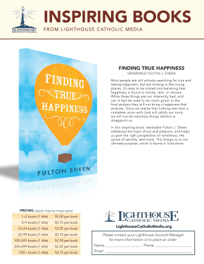 Finding True Happiness Book Order Form