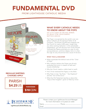 Catholic DVD on the Pope