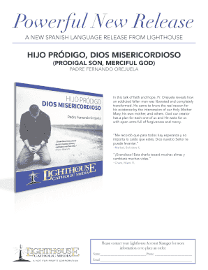 HIJO PRÓDIGO, DIOS MISERICORDIOSO