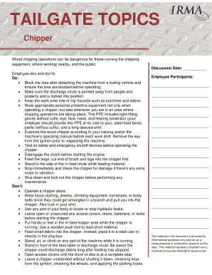 Wood Chipping Safety Guidelines