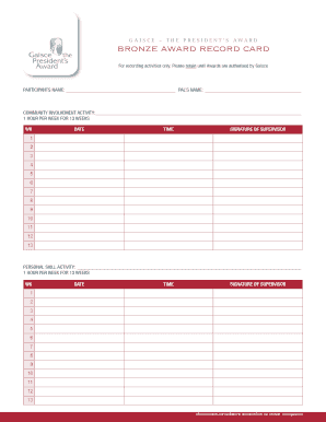 Pet ct scan report sample - gaisce record sheet