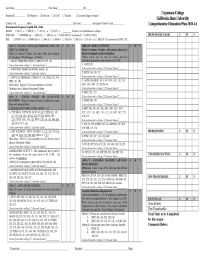 Comprehensive Education Plan