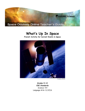 Current Events in Space Activity