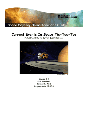 Current Events In Space Tic-Tac-Toe - dmns