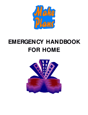 Emergency Handbook for Home