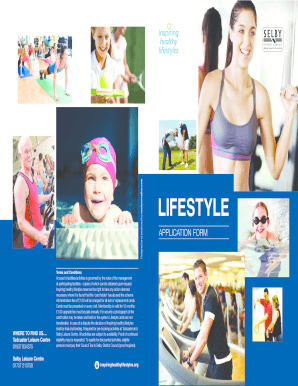 Lifestyle Membership Application Form