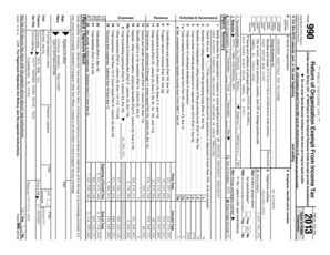 Form 990 2013 Shriners Hospitals for Children