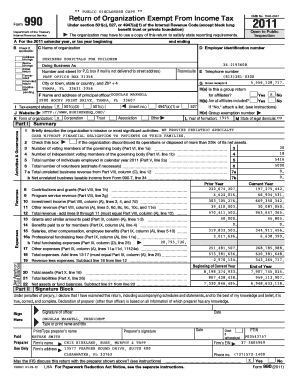 Form 990 2011