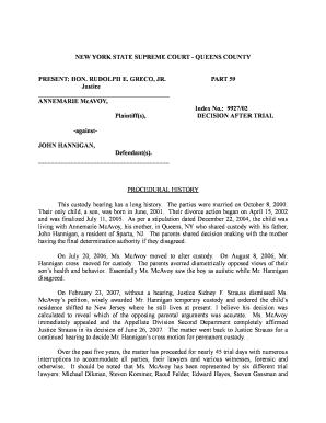 Fillable Online NEW YORK STATE SUPREME COURT QUEENS COUNTY PRESENT Fillable Online NEW YORK STATE SUPREME COURT QUEENS COUNTY PRESENT