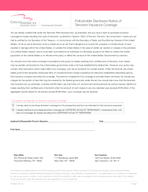 Supplemental Application for Contracting Services Environmental Liability Insurance