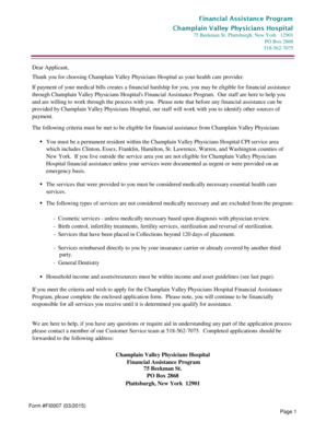Download an application - CVPH - cvph