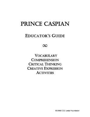 Prince Caspian Educator's Guide