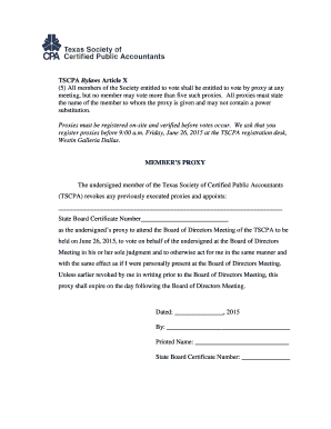 TSCPA Proxy Form