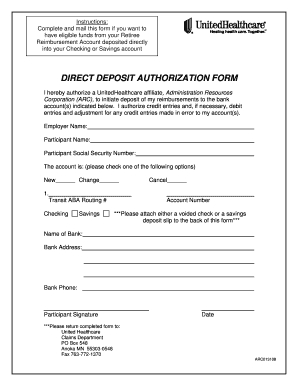 DIRECT DEPOSIT AUTHORIZATION FORM - BorgWarner