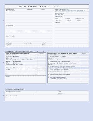 Work Permit Level 2
