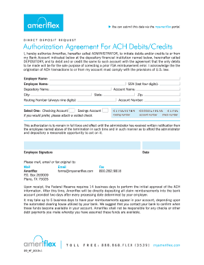 Direct Deposit Request Authorization Agreement