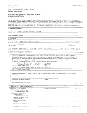 National Register of Historic Places Registration Form