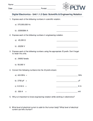 Digital Electronics Quiz