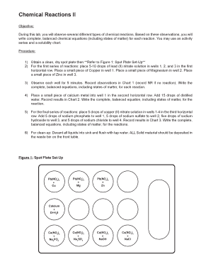 Chemical Reactions II - Wilson High School