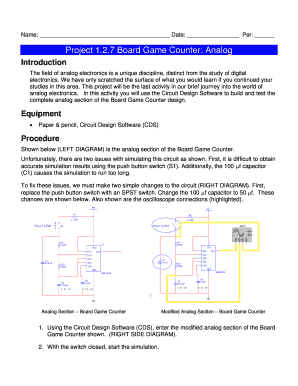 Project 1.2.7 Board Game Counter. DE - Unit 1 - Fundamentals of Digital &amp