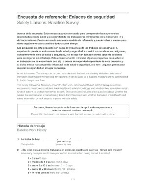 Encuesta de referencia: Enlaces de seguridad