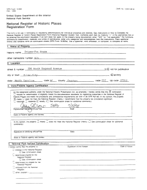 National Register of Historic Places Registration Form