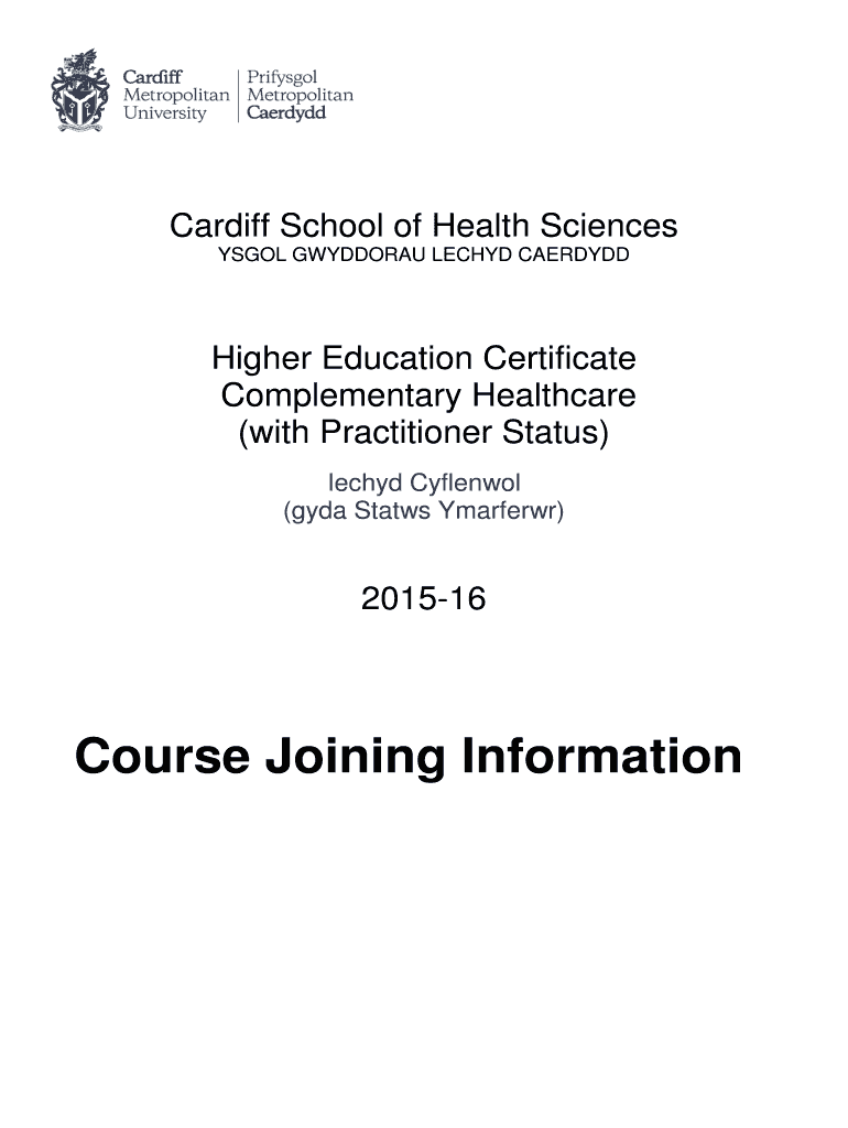 Fillable Online Higher Education Certificate Fax Email Print PdfFiller education-certificate-higher-education-certificate