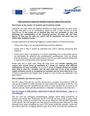 EU Labour Force Survey Data Extraction Request Form