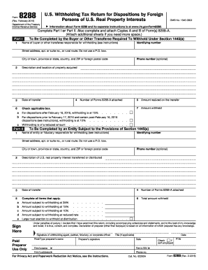 US Withholding Tax Return for Foreign Persons