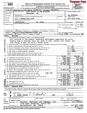 IRS Form 990 2011