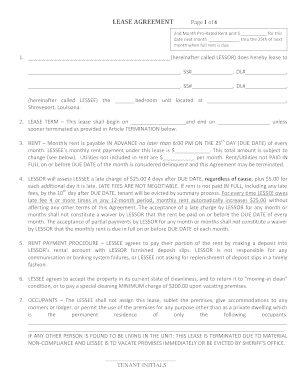 Residential Lease Agreement