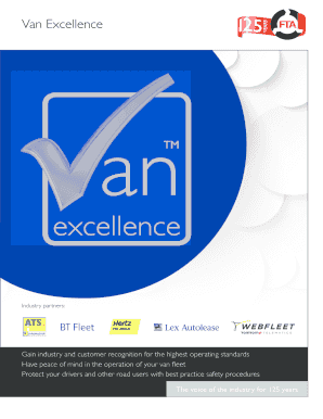 Van Excellence Enquiry Form