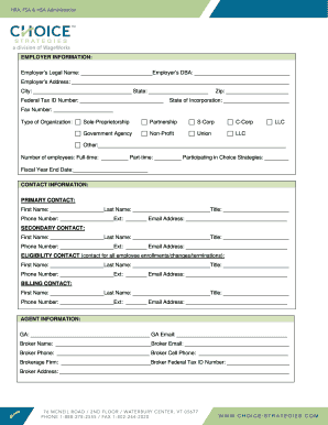 Cost Share HRA Master Application