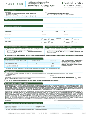 Flexible Spending Account Enrollment Form