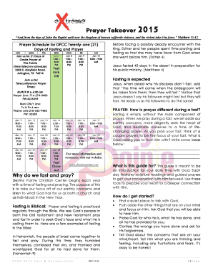 21-Day Fasting and Prayer Guide